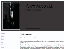 Tablet Screenshot of aktmodell.no